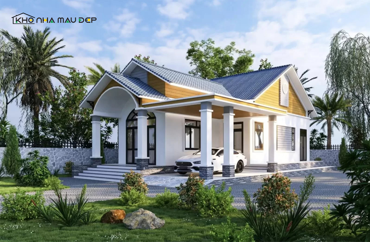 biệt thự nhà vườn 1 tầng