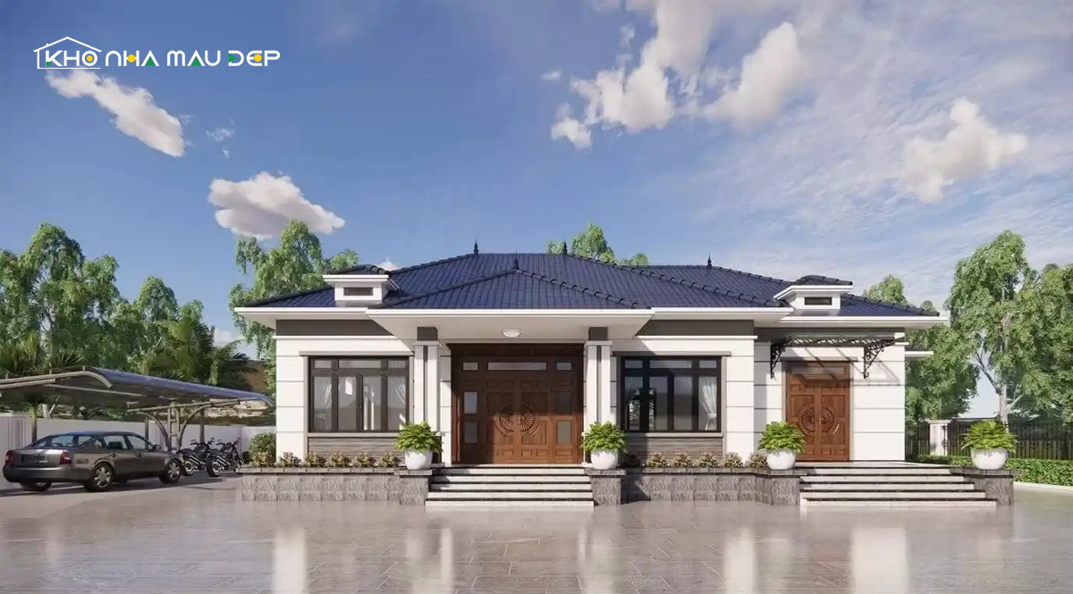 biệt thự nhà vườn 1 tầng