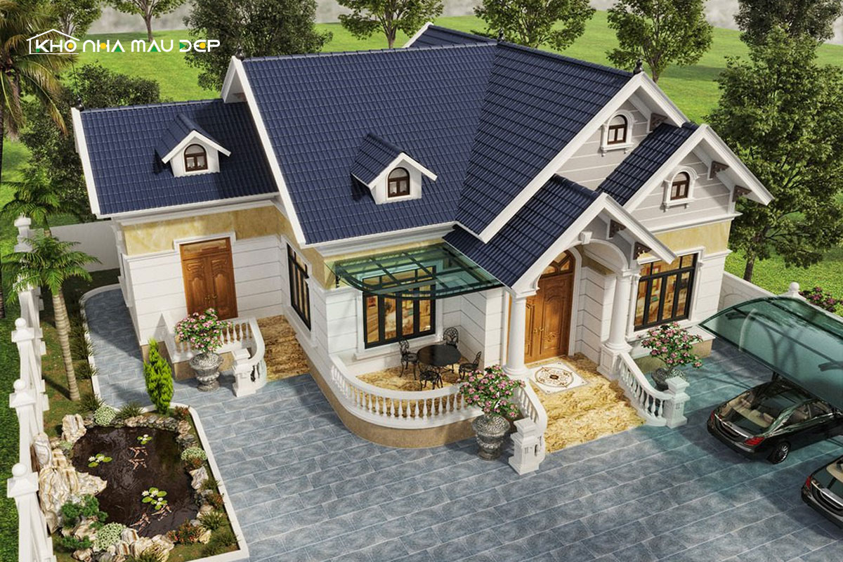 biệt thự nhà vườn 1 tầng