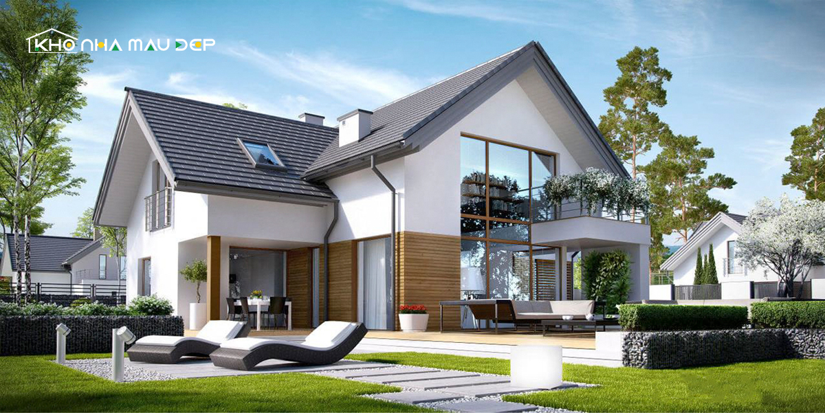 biệt thự nhà vườn 1 tầng