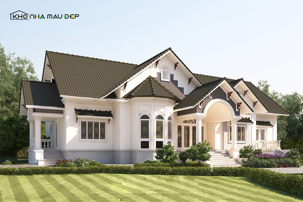 biệt thự nhà vườn 1 tầng