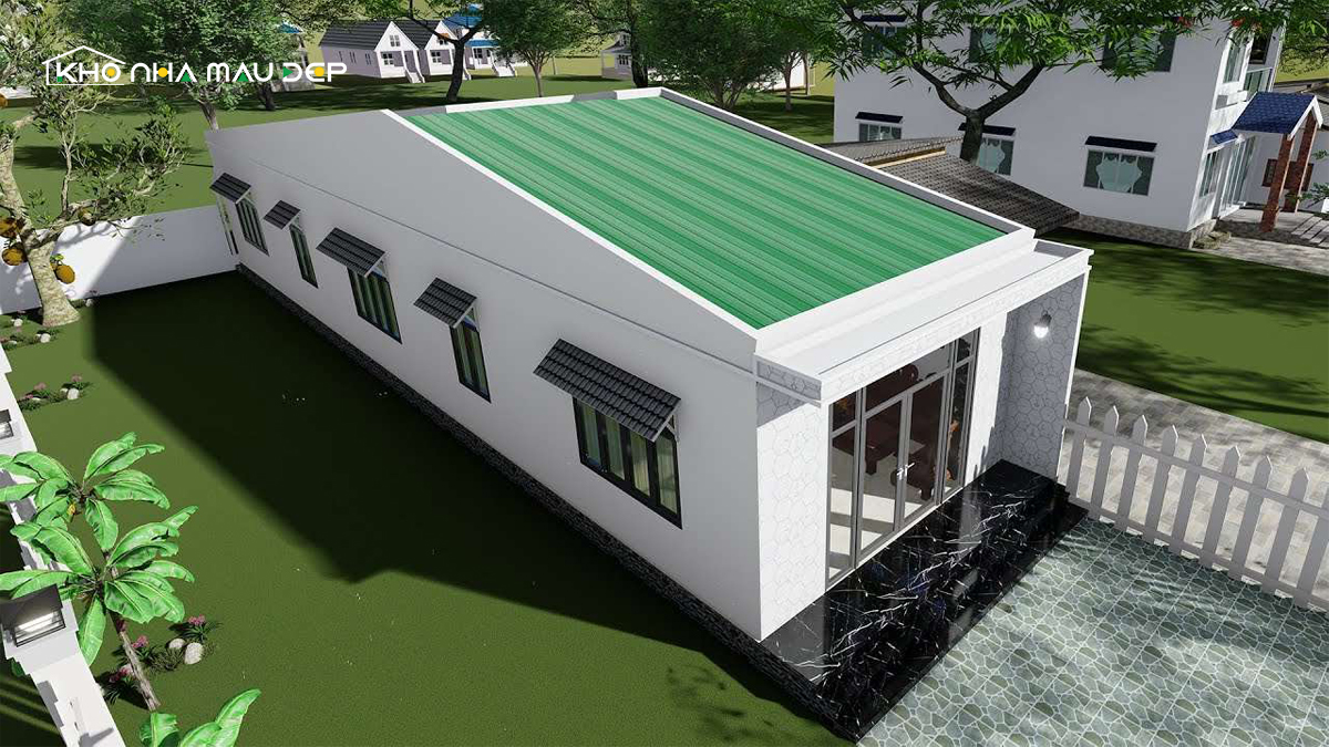 Hướng dẫn cách tính đơn giá xây dựng theo m2 với nhà cấp 4 mái tôn