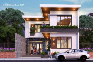 99+ Mẫu nhà chữ L 2 tầng 600 triệu đẹp và ấn tượng 2026