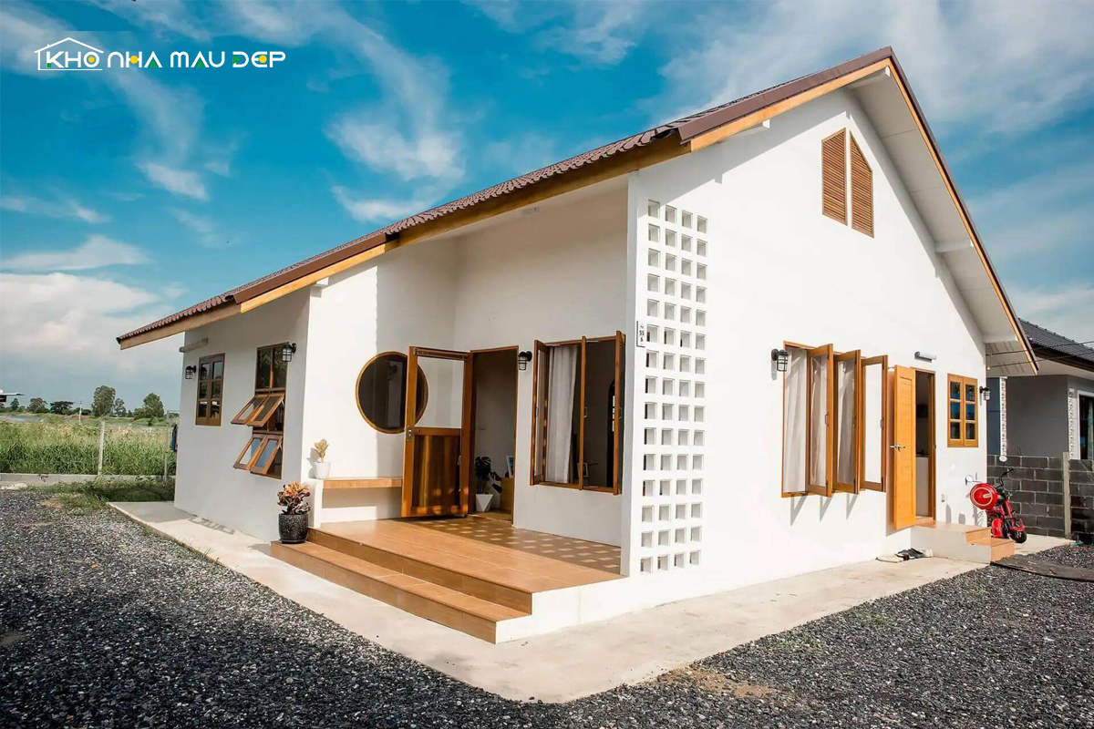 NHÀ CẤP 4 TRUYỀN THỐNG BA GIAN ĐẬM NÉT VĂN HÓA LÀNG QUÊ VIỆT