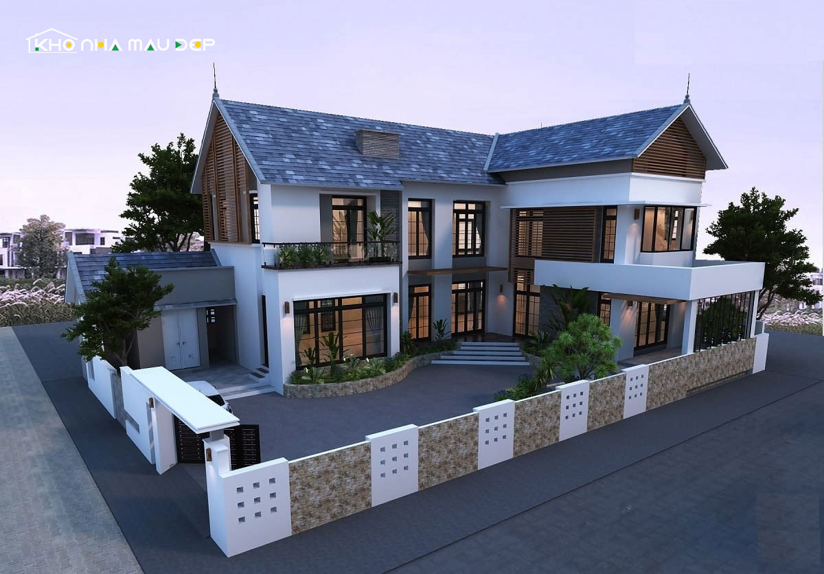 nhà 2 tầng 4 phòng ngủ 100m2
