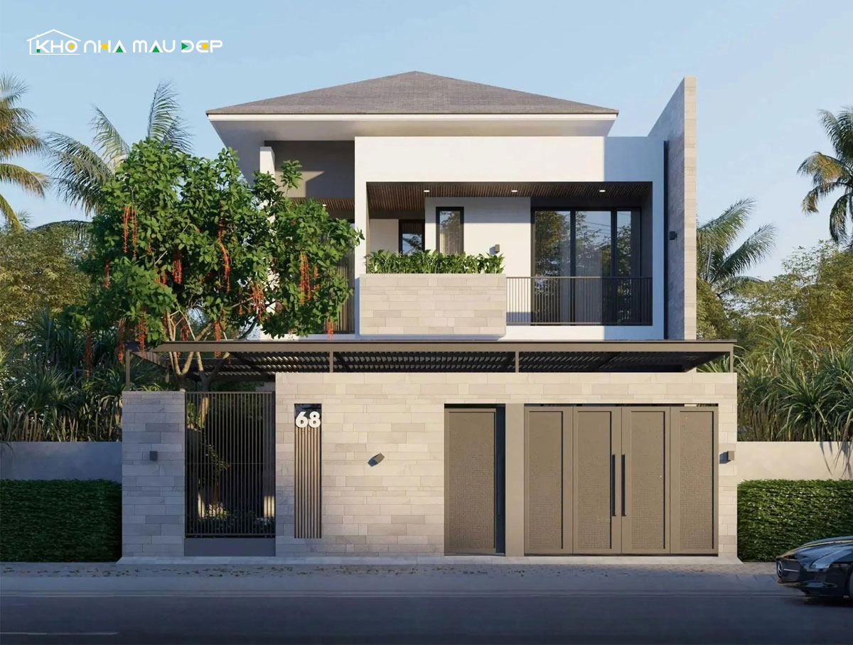 nhà 2 tầng 4 phòng ngủ 100m2