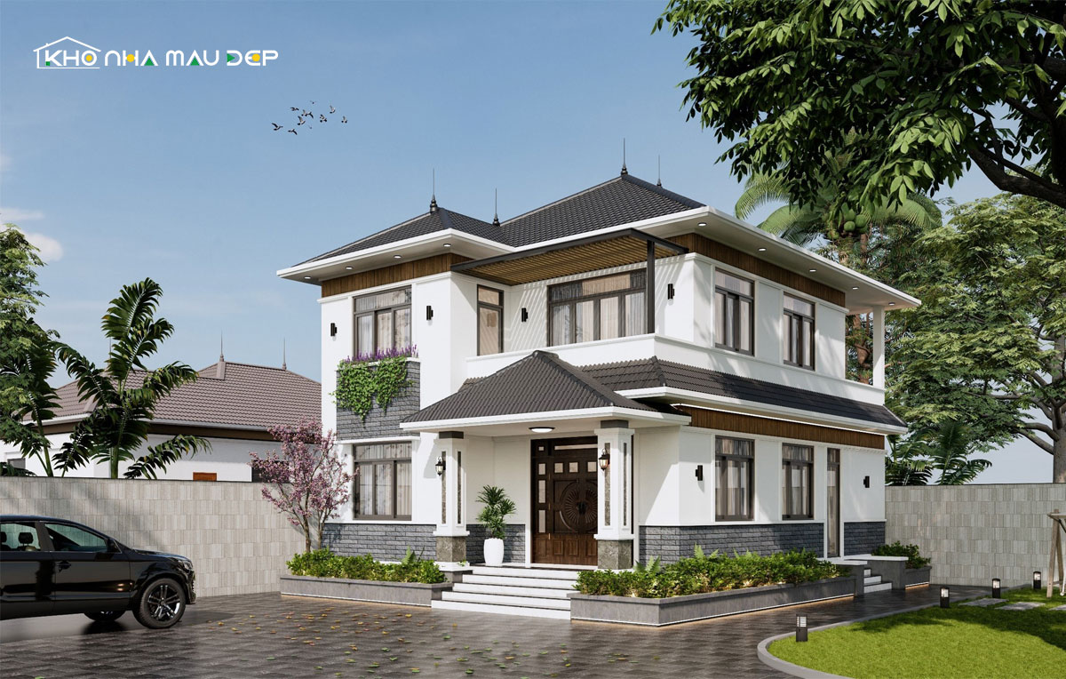 nhà 2 tầng 4 phòng ngủ 100m2