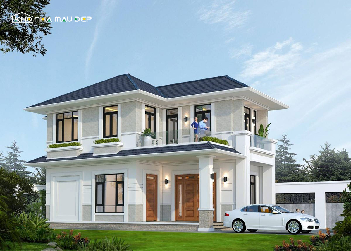 nhà 2 tầng 4 phòng ngủ 100m2