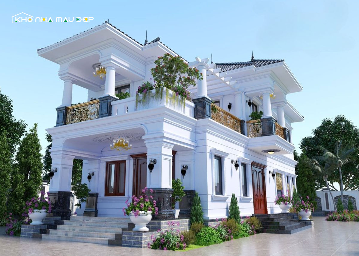 nhà 2 tầng 4 phòng ngủ 100m2