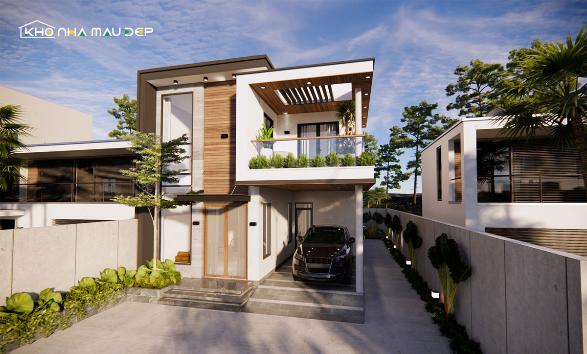 nhà 2 tầng 4 phòng ngủ 100m2