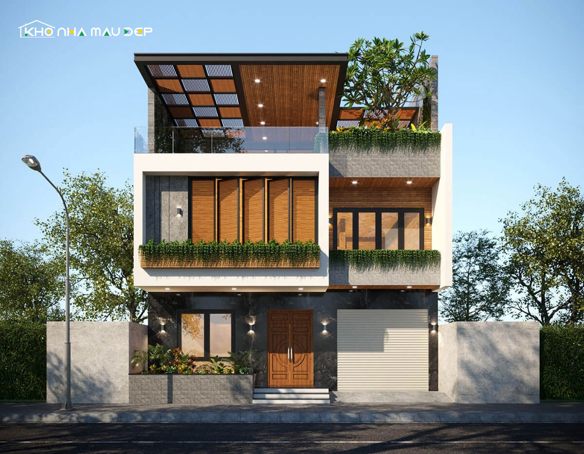 nhà 2 tầng 4 phòng ngủ 100m2