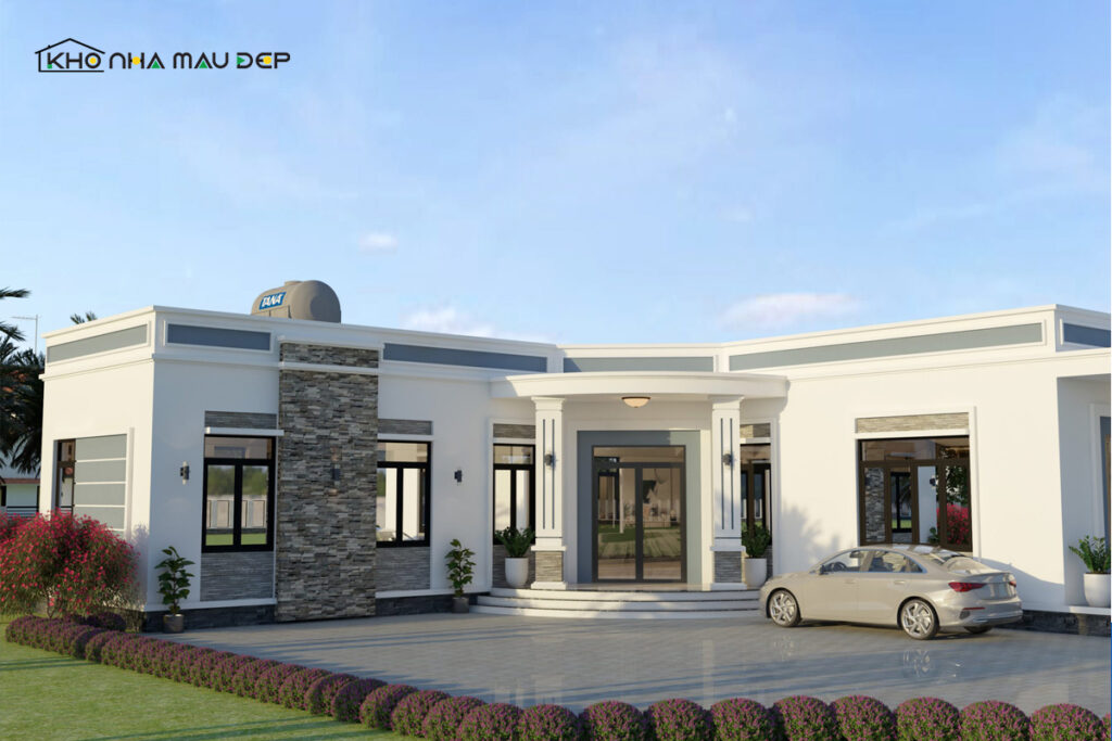 35+ Mẫu nhà cấp 4 mái bằng 3 phòng ngủ đẹp, hiện đại 2026