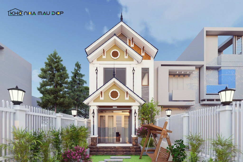 nhà ống 2 tầng 4 phòng ngủ