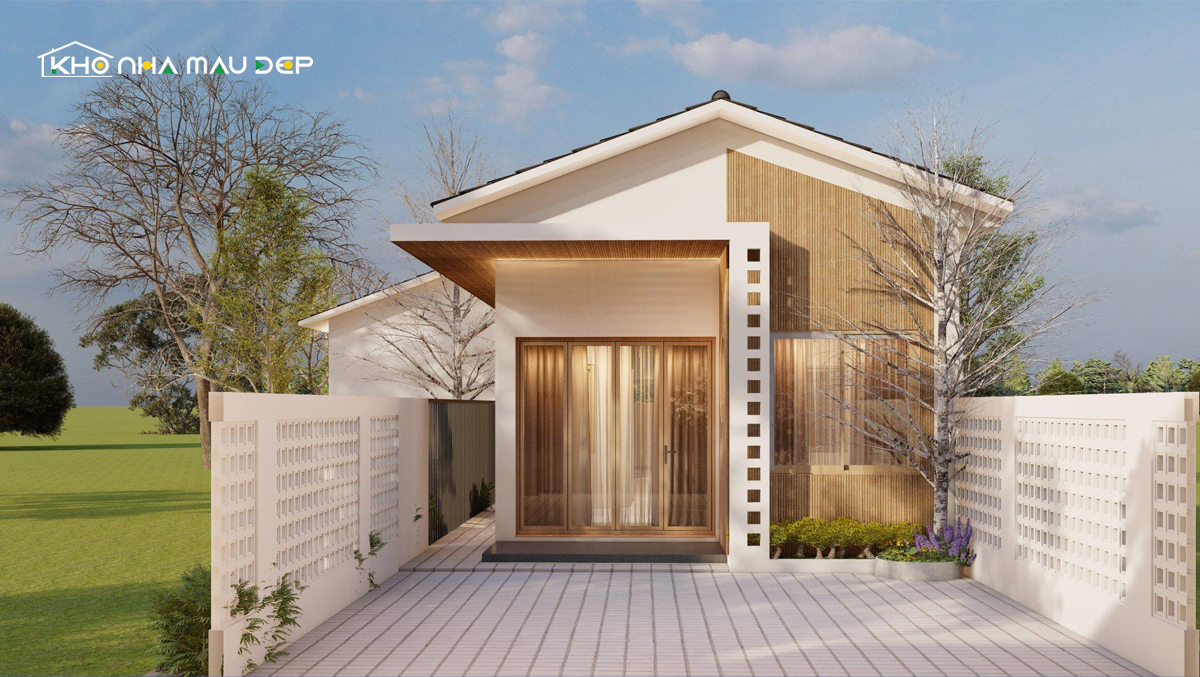 Mẫu thiết kế nhà vườn nhỏ đẹp bằng gỗ tạo cảm giác dễ chịu và thoải mái