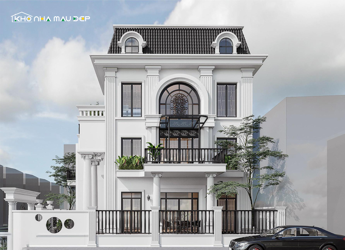 Thiết kế bố cục cân đối cho ngôi nhà