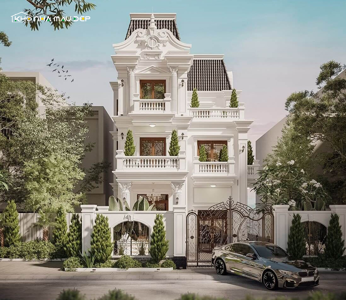 Thiết kế không gian mở giúp ngôi nhà luôn thông thoáng