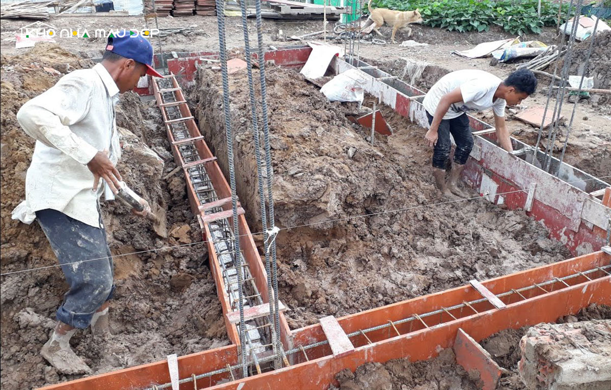 Quy trình thi công móng nhà cấp 4 theo đúng tiêu chuẩn đảm bảo an toàn khi thi công