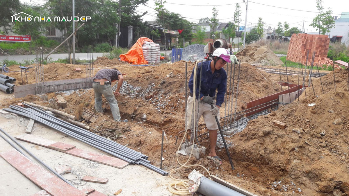 Một số điều cần lưu ý khi xây móng nhà cấp 4