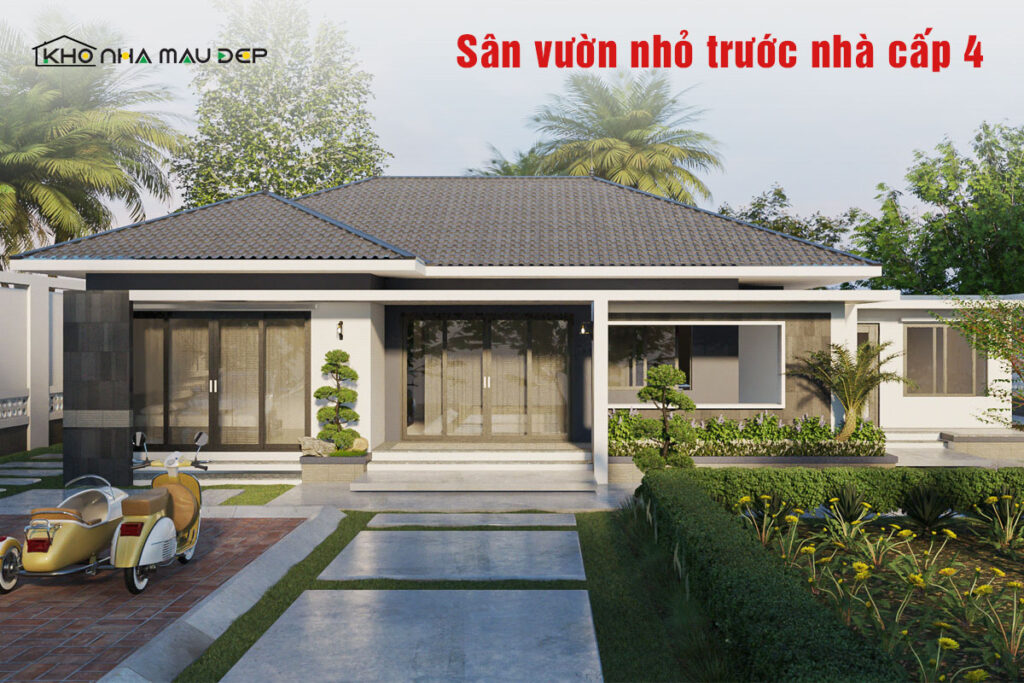 40+ Mẫu sân vườn nhỏ trước nhà cấp 4 đẹp, dễ thi công