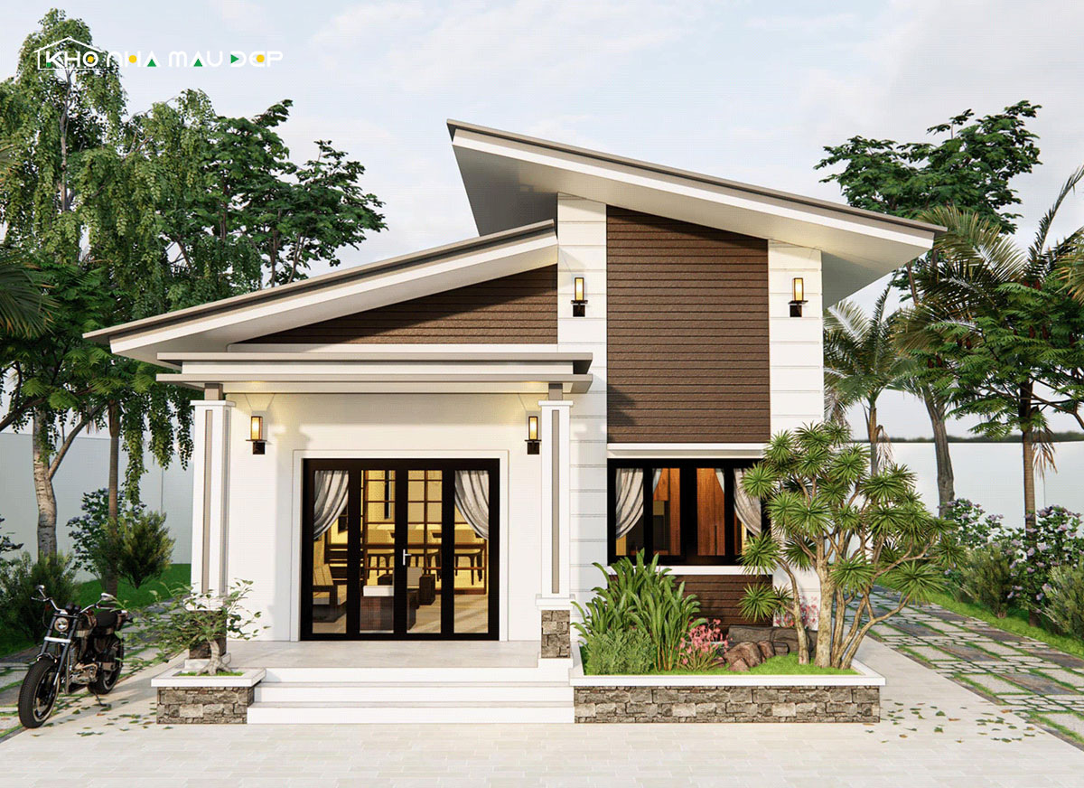 Sắp xếp các chi tiết trong sân vườn nhà cấp 4 hợp lý