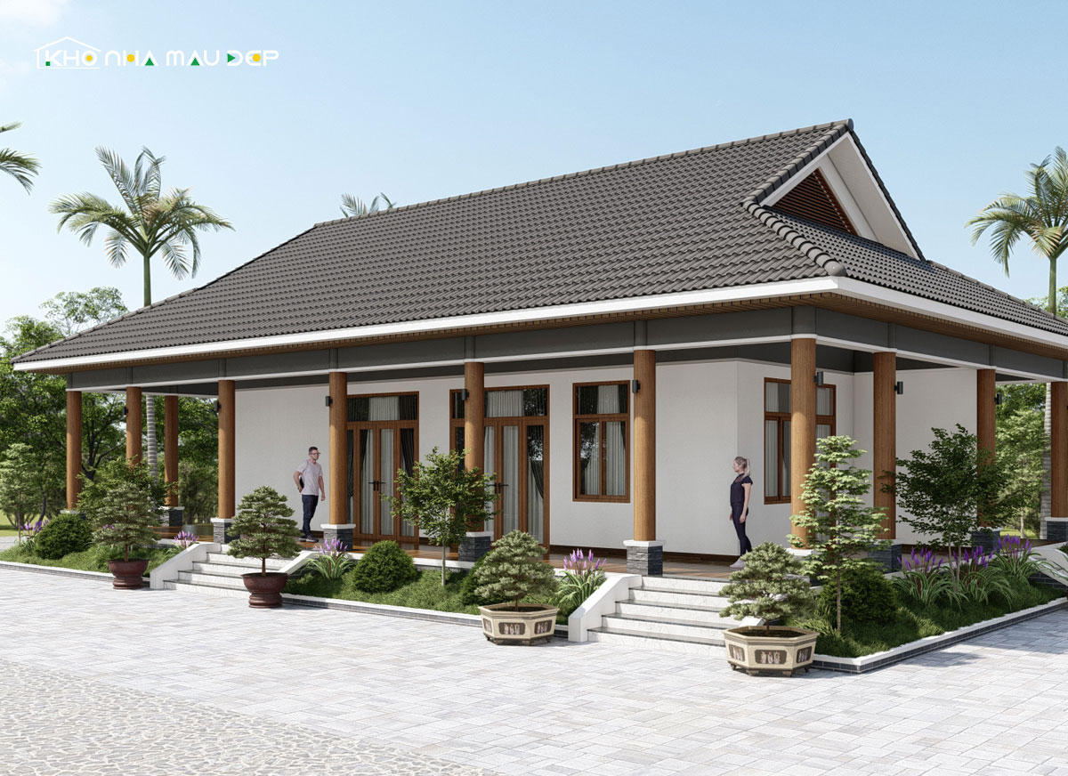 Chọn tiểu cảnh sân vườn phù hợp với thiết kế tổng thể của ngôi nhà