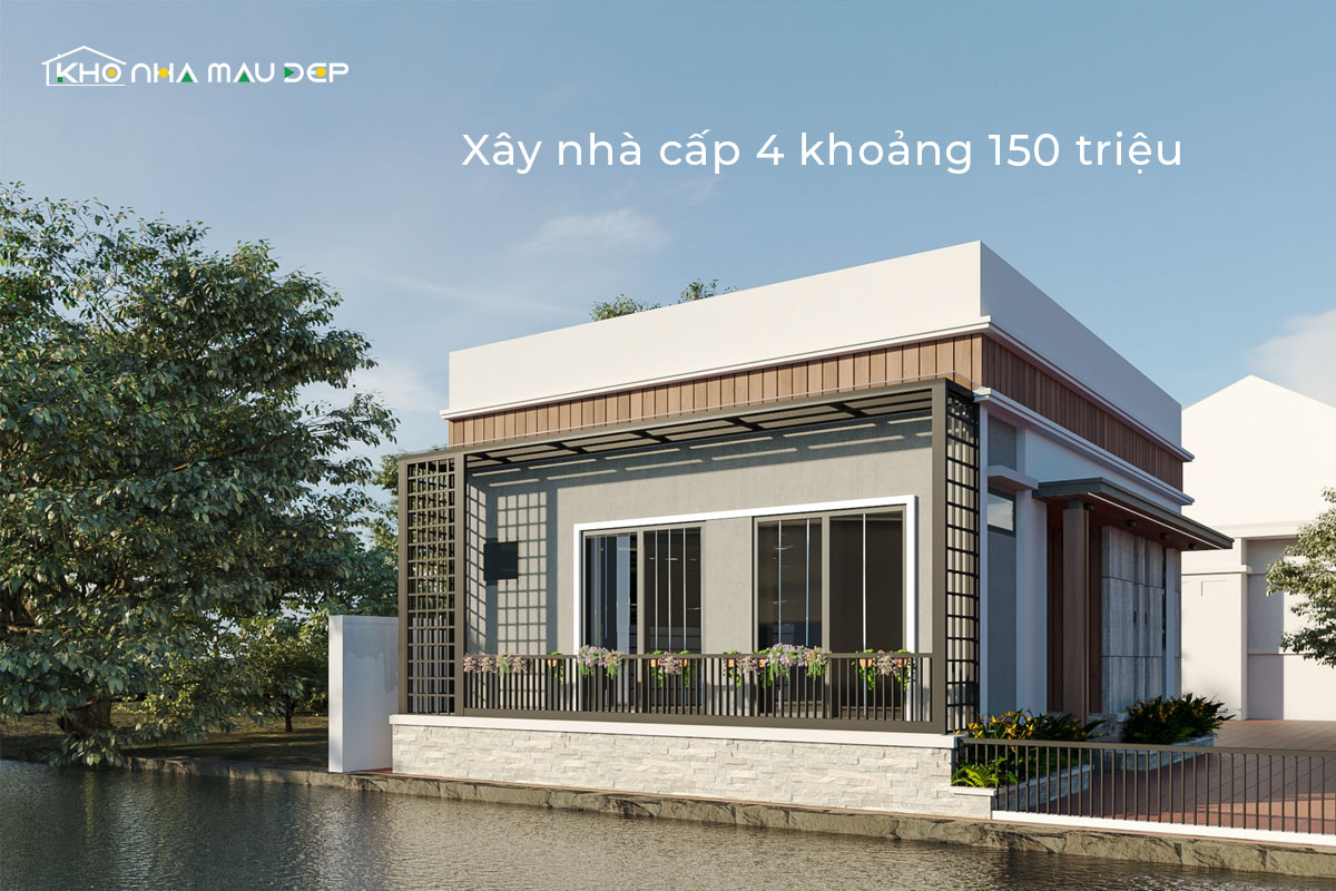 45+ Phương án xây nhà cấp 4 khoảng 150 triệu tối ưu chi phí