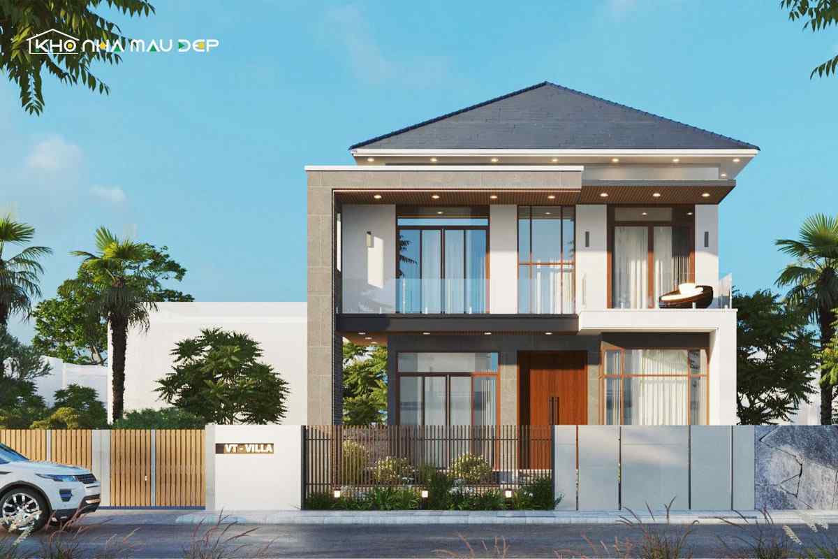 Mẫu nhà ống mặt tiền 7m sâu 15m nổi bật ở giữa lòng phố thị