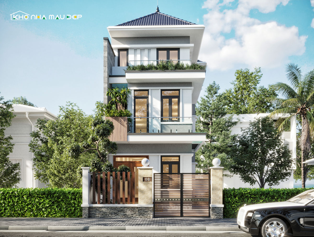 Ưu điểm của mẫu thiết kế nhà đẹp 3 tầng mặt tiền 7m