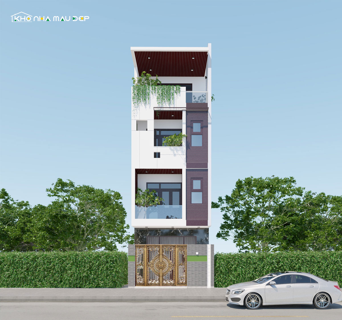 nhà 4 tầng