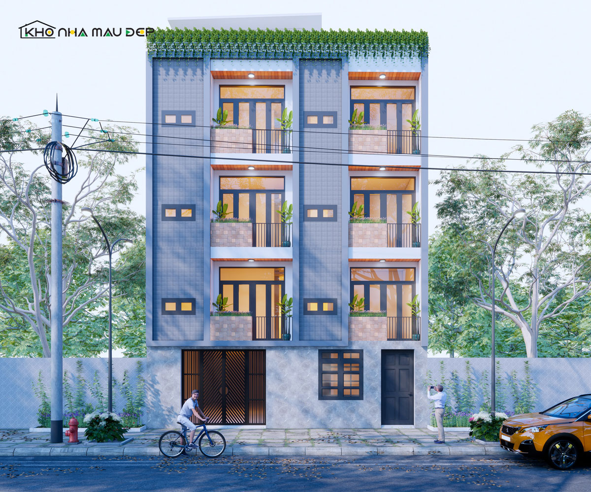 nhà 4 tầng