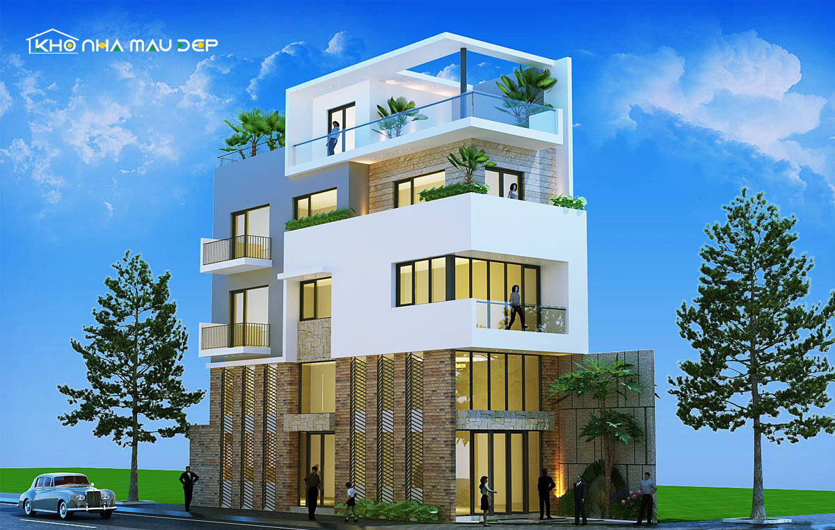nhà 4 tầng