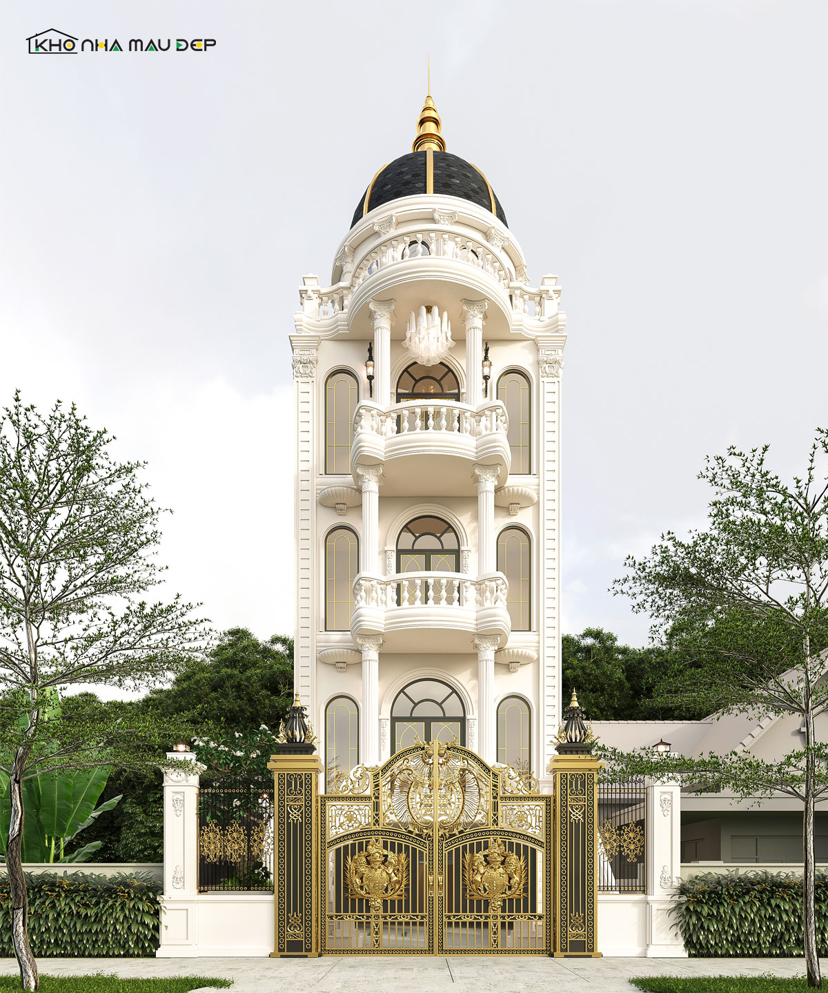 nhà 4 tầng
