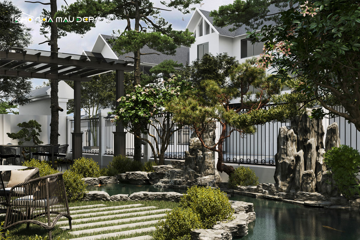 Kho Nhà Mẫu Đẹp - Đơn vị thiết kế thi công nhà vườn kiểu Nhật đẹp và uy tín hiện nay