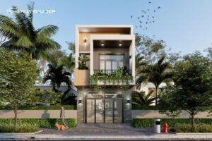Điểm qua 65+ mẫu nhà 2 tầng 7x10 đẹp, thu hút mọi ánh nhìn