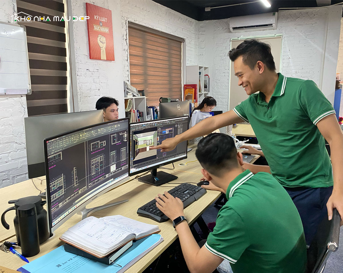 Lựa chọn đơn vị thiết kế nhà 2 tầng 8x10m