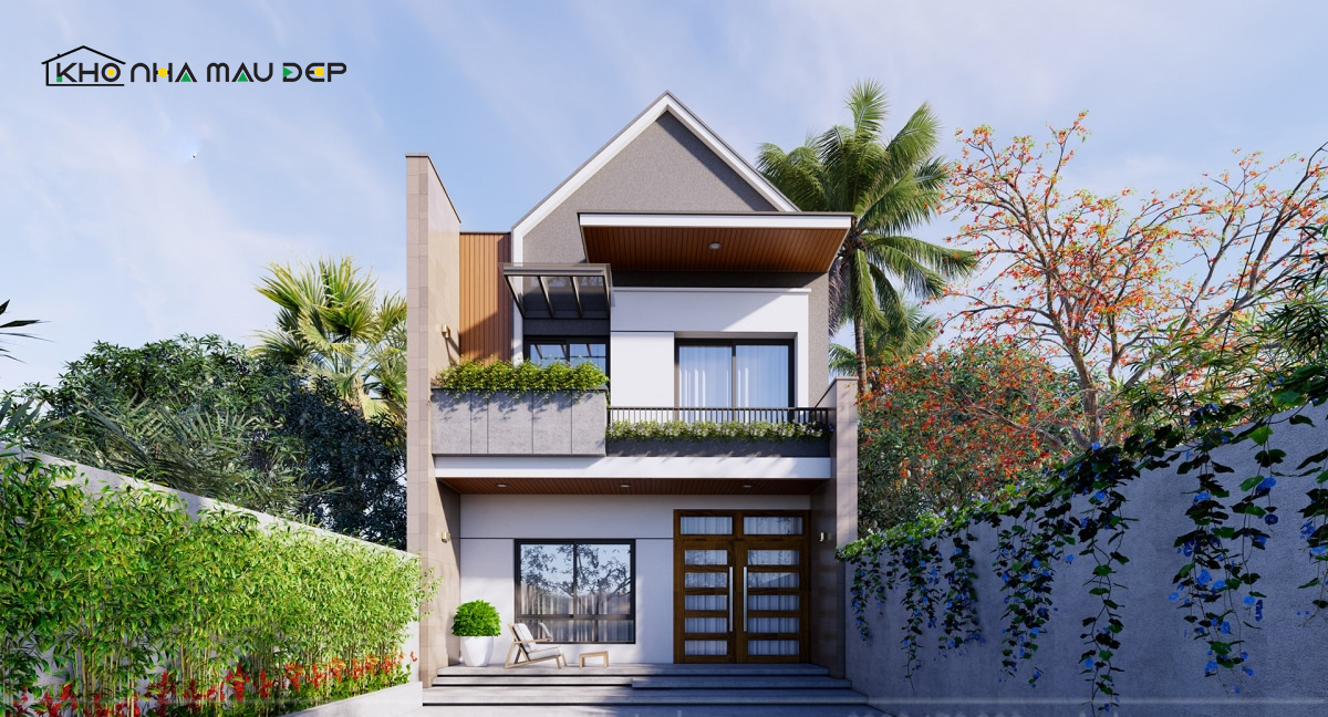 Dự trù chi phí xây nhà ống 2 tầng mái thái mặt tiền 5m