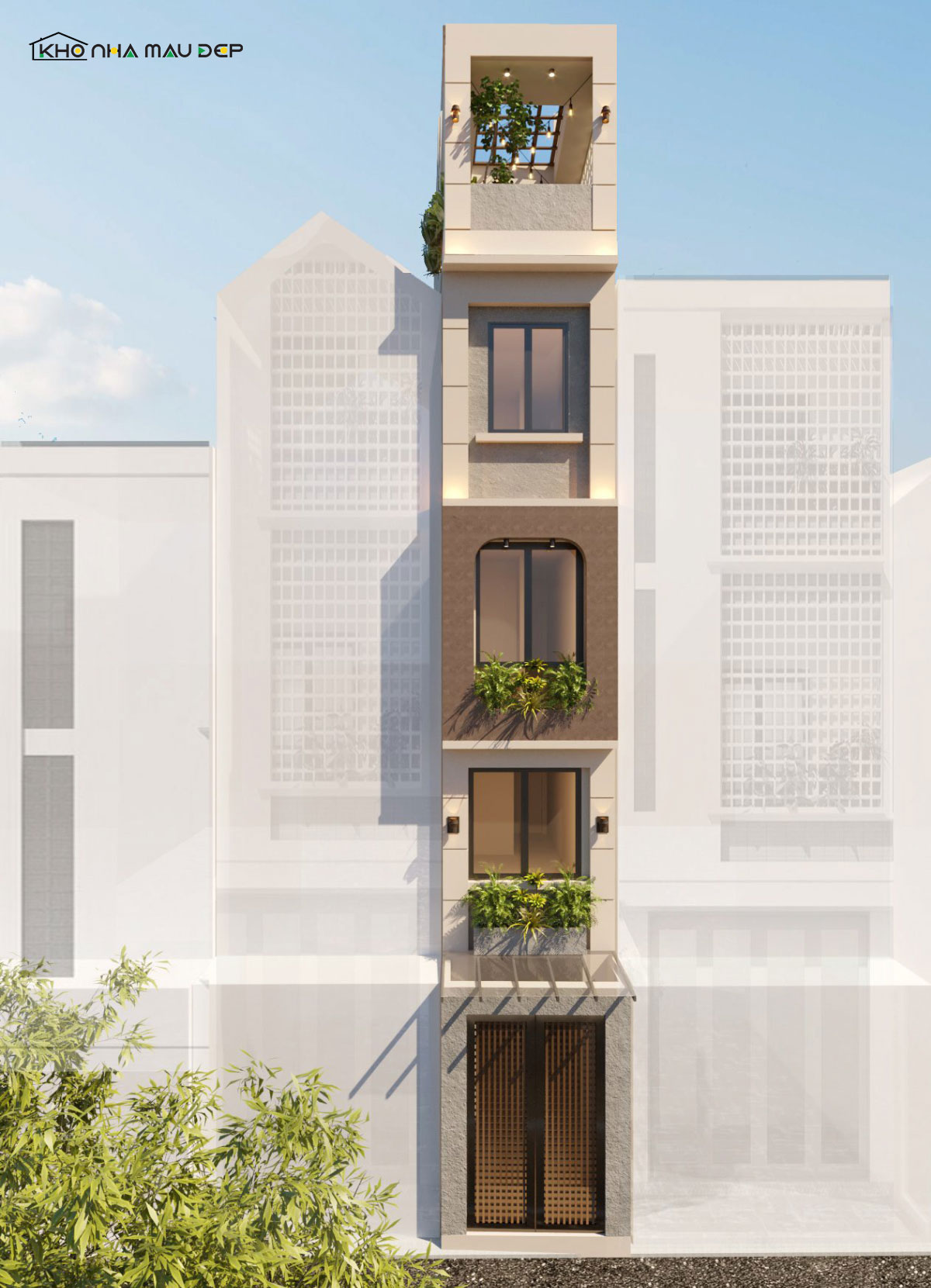 Cập nhật cách tính chi phí xây nhà ống 4 tầng 4x16m mới nhất 2026