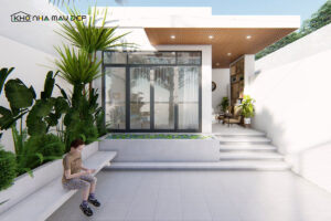 mẫu nhà ống 1 tầng đẹp