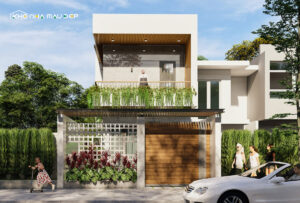 nhà ống 2 tầng mặt tiền 4m