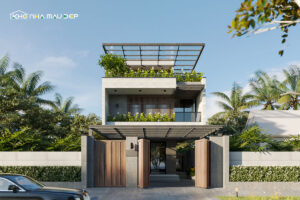 mặt tiền nhà phố 8m 3 tầng