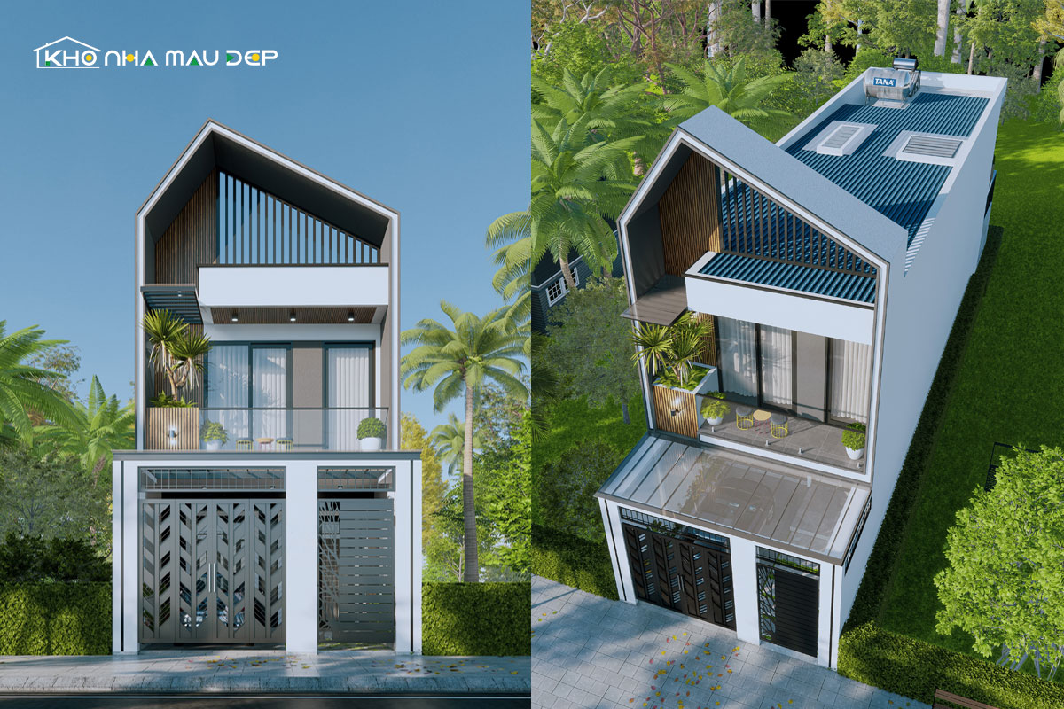49+ Mẫu thiết kế nhà 5x16 có gara đẹp và đầy cuốn hút