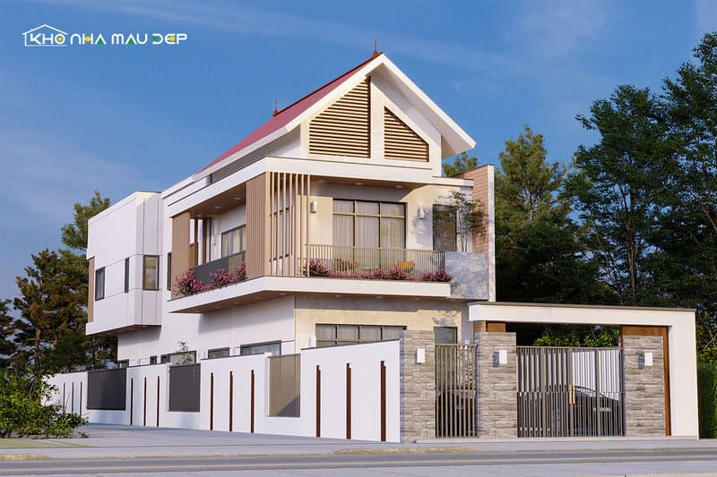 Mẫu nhà 1 trệt 1 lầu 400 triệu hiện đại đẹp