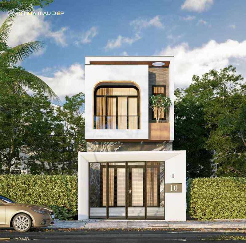 Thiết kế nhà hình vuông cân đối