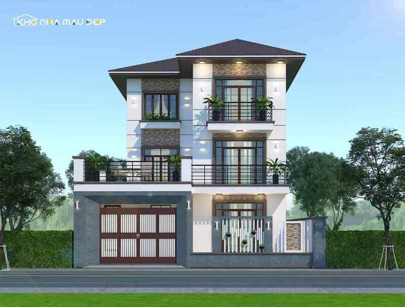 Nhà hình vuông hiện đại dễ dàng bố trí không gian bên trong ngôi nhà