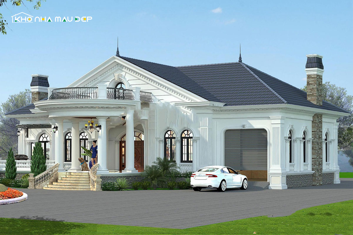 Nhà cấp 4 sân thượng có tầm nhìn rộng mở