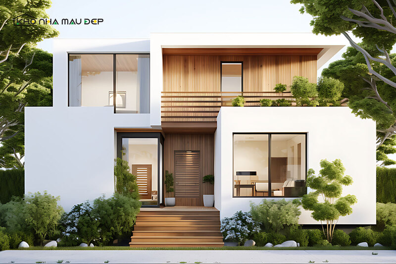 30+ Kiểu xây nhà 2 tầng 600 triệu đẹp, tiện nghi & dễ áp dụng thực tế